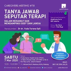 Seminar Tanya Jawab Seputar Terapi Dalam Merawat dan Mendmpingi OOD* dan Lansia