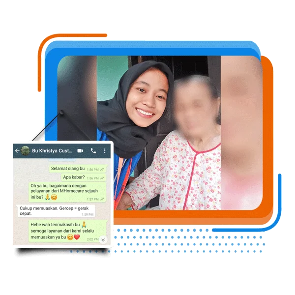 Testimoni MHomecare Lansia Dan Orang Sakit Dari Ibu Khristya