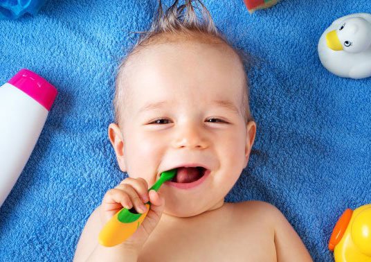 Kapan Waktu  Bayi Memulai Sikat  Gigi  Dan Caranya 