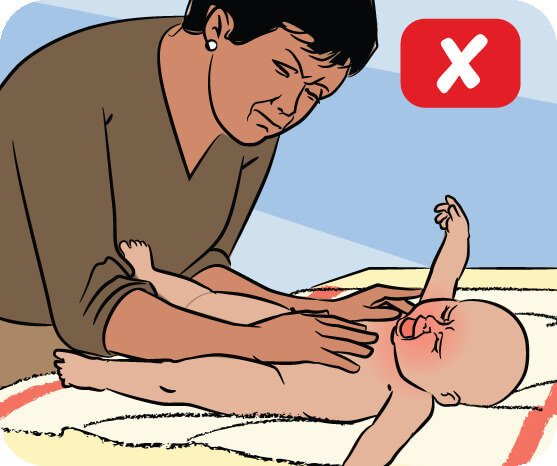 Jangan memijat bayi jika bayi rewel atau sedang tidak ingin dipijat